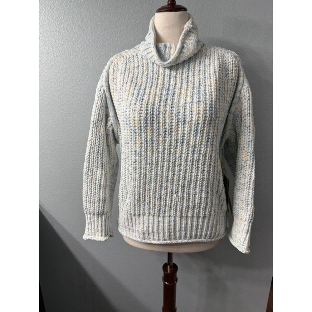 POL Chunky Speckled Turtleneck Sweater Oversized Small NWT